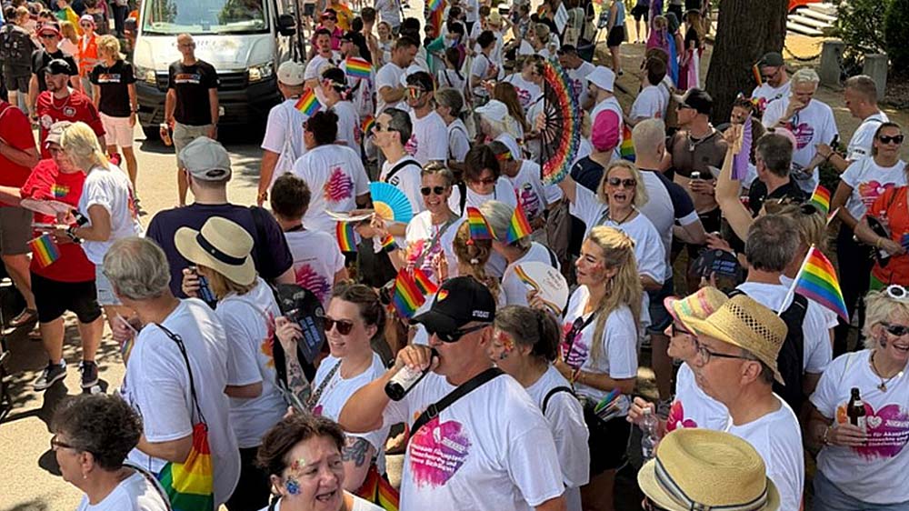 Teilnehmer beim CSD title=