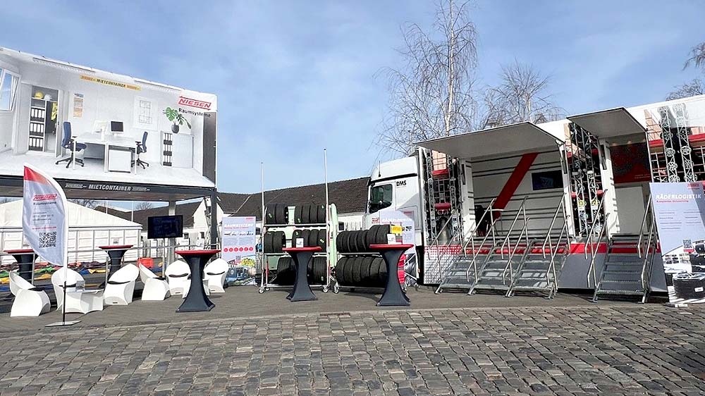 NIESEN-Messestand auf EUREGIO-Messe