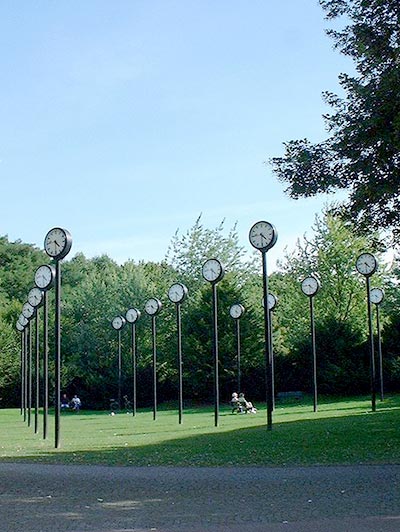 Installation Zeitfeld Düsseldorf