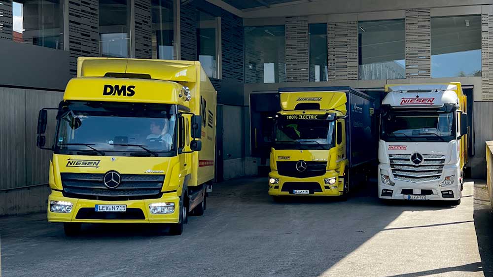 Eingesetzte Transport-LKW Eingesetzte Transport-LKW