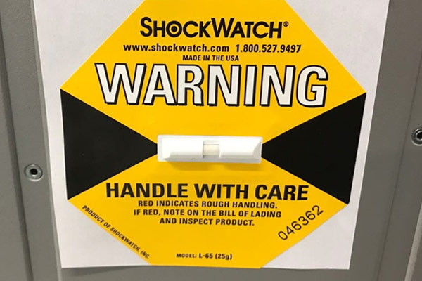 Shockwatch für Stoßkontrolle beim IT-Umzug