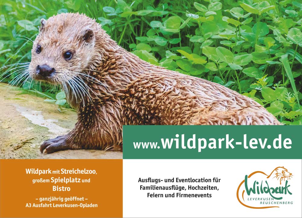 Banner des Wildpark Leverkusen
