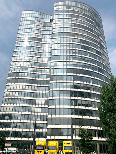 Firmenzentrale von Trivago in Düsseldorf