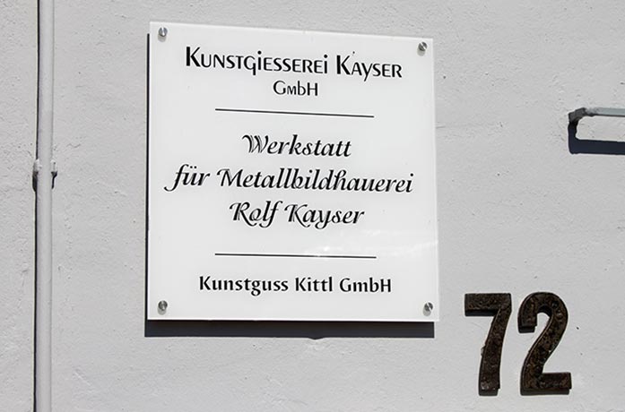 Kundenbeispiel: Kunstgiesserei Kayser, Düsseldorf