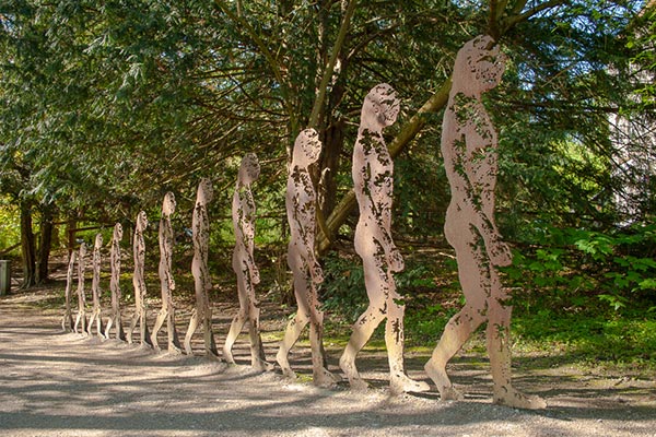 Skulptur am Kunstweg MenschenSpuren